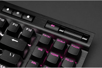 K70 RGB Tenkeyless Mechanical Gaming Keyboard - CHERRY MX SPEED Switches, Aluminum Frame, Per-Key RGB Backlighting, Detachable USB-C Cable