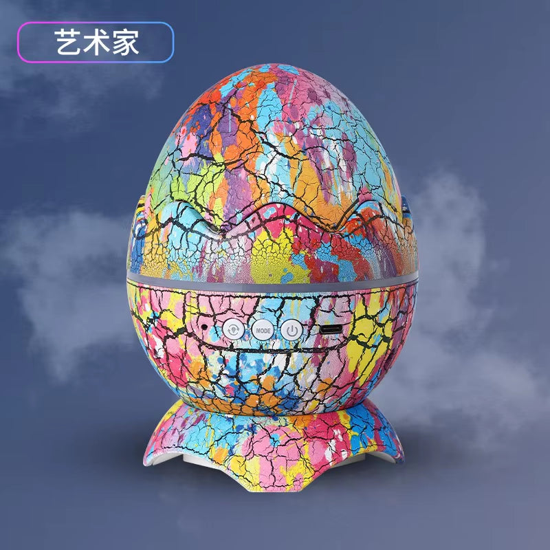 Led Dragon Egg Lamp Dinosaur Eggs Shell Galaxy Starry Projector Bluetooth-Compatible Remote Control Night Lights Children Gift